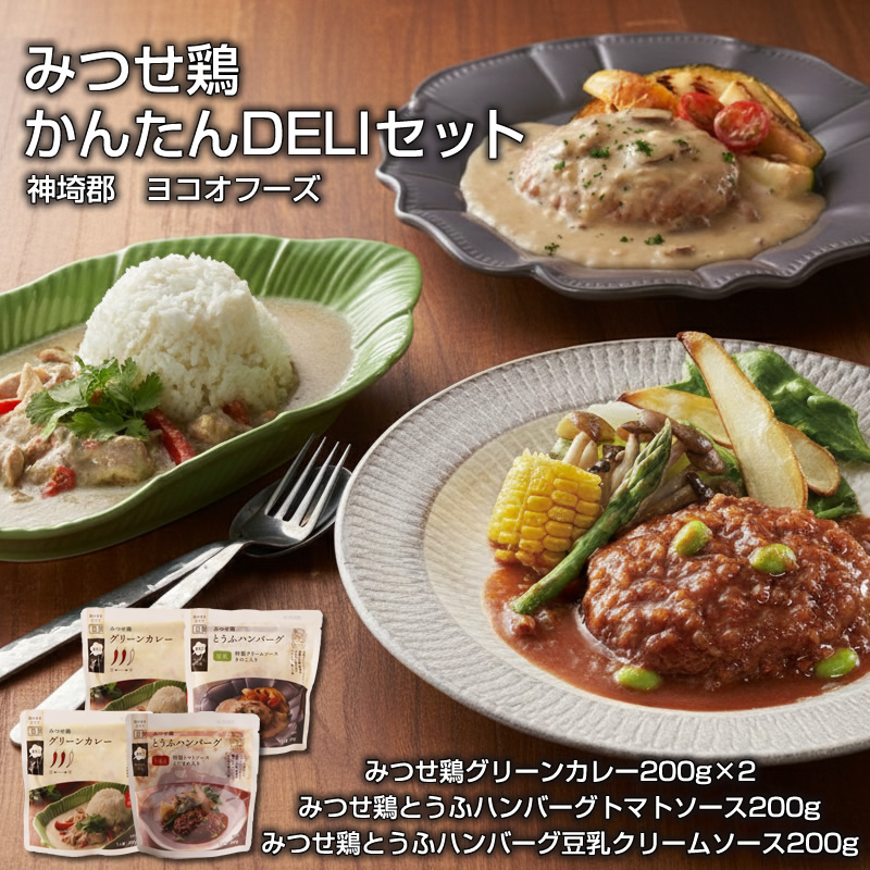【産直商品】みつせ鶏かんたんDELIセット　神埼郡　ヨコオフーズ
