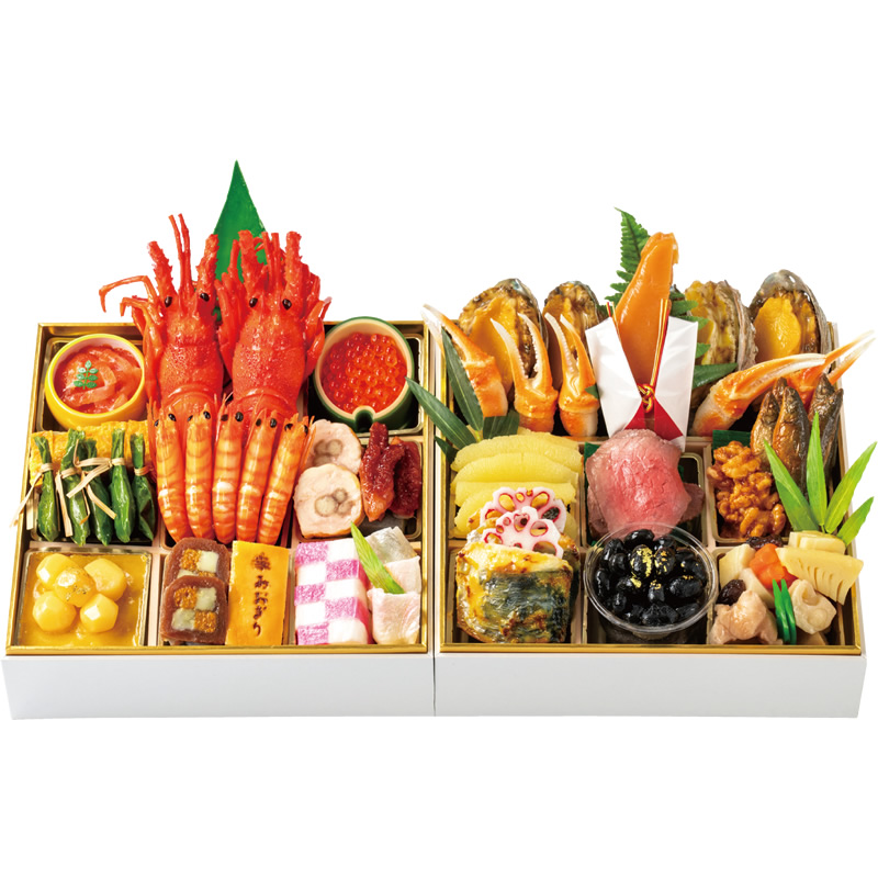 料亭 あおぎり 筑豊懐石おせち二段重プレミアム