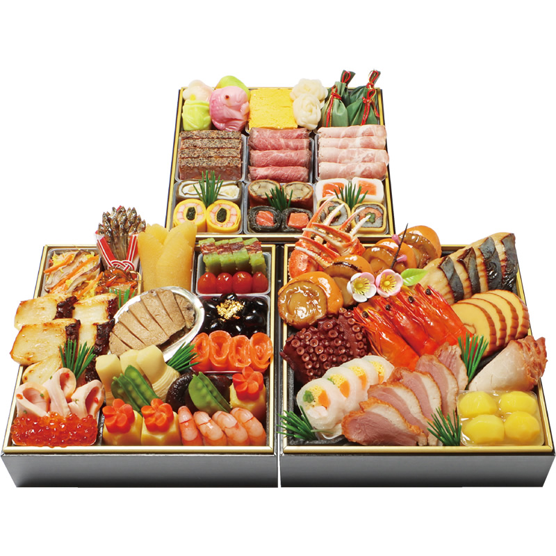 わらびの里 和洋風料亭おせち三段重